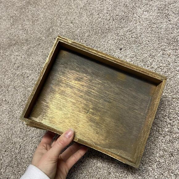 vintage wooden francois boucher jewelry box - Picture 4 of 7